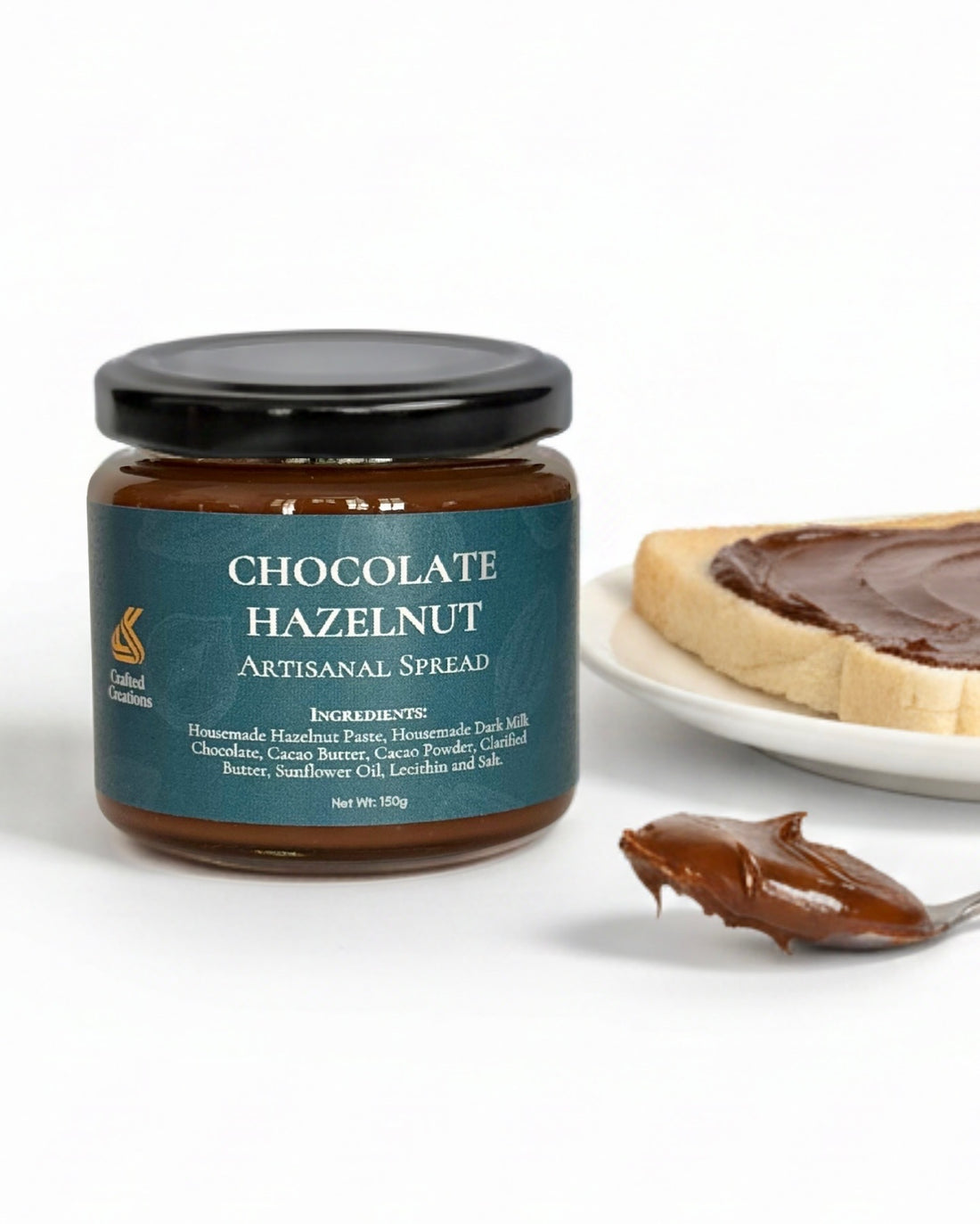 Chocolate Hazelnut Spread 150g (Less Sweet)
