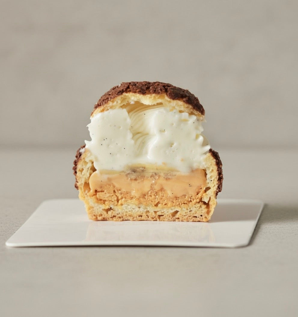 Banoffee Choux au Craquelin
